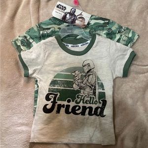 Star Wars Boys Mandeloriqn 2-pack Tees